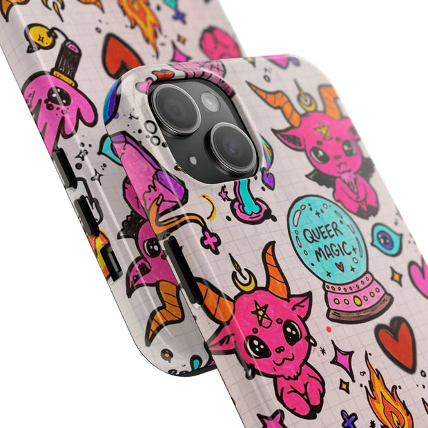 Queer Magic Pride Witchcore Tough Phone Case LavenderCeleste