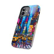 Times Square NYC Pop Art Tough Phone Case LavenderCeleste