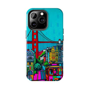 San Francisco Pop Art Colorful City Tough Phone Case LavenderCeleste