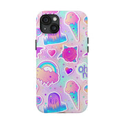 Pastel Goth Kawaii Graveyard Tough Phone Case LavenderCeleste