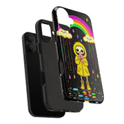 Rainbow Skeleton Lollipop Tough Phone Case LavenderCeleste