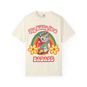 My Kitty Is a Badass Comfort Colors Tee – Retro Cat Lover Graphic Shirt Printify