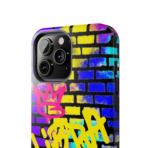 Libra Graffiti Wall Tough Phone Case – Vibrant Zodiac Street Art Design