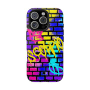 Scorpio Graffiti Wall Zodiac Tough Phone Case LavenderCeleste