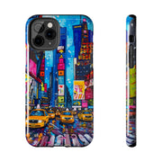 Times Square NYC Pop Art Tough Phone Case LavenderCeleste