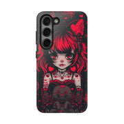 Kawaii Gothpunk Red Heart Tough Phone Case