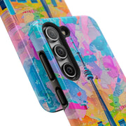Toronto Pop Art Collage Skyline Tough Phone Case LavenderCeleste
