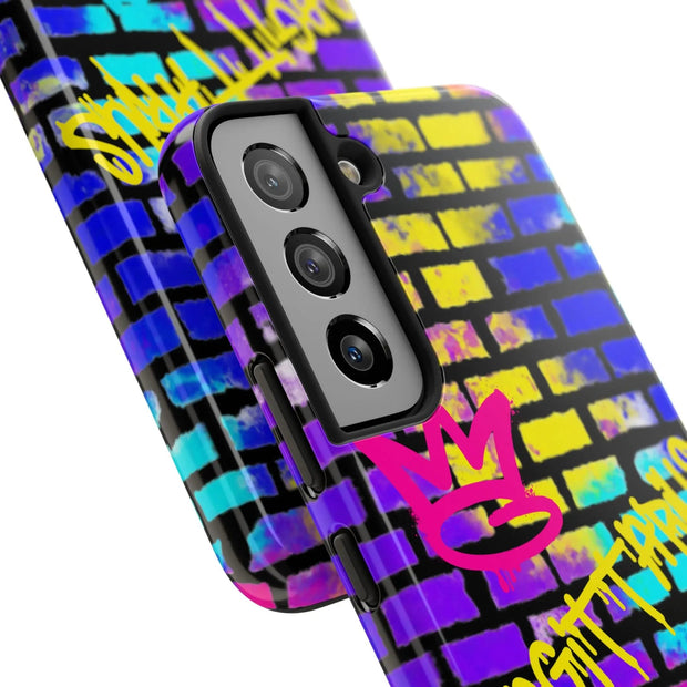 Sagittarius Graffiti Wall Zodiac Tough Phone Case LavenderCeleste