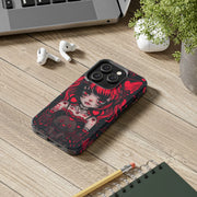 Kawaii Gothpunk Red Heart Tough Phone Case