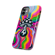 Psychedelic Rainbow Mushroom Art – Trippy Tough Case Printify