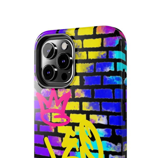 Leo Zodiac Graffiti Tough Phone Case – Vibrant Street Art Zodiac Design