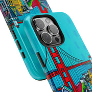 San Francisco Pop Art Colorful City Tough Phone Case LavenderCeleste