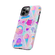 Pastel Goth Kawaii Graveyard Tough Phone Case LavenderCeleste