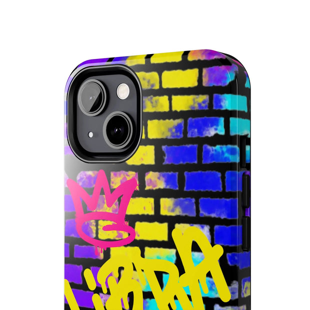 Libra Graffiti Wall Tough Phone Case – Vibrant Zodiac Street Art Design