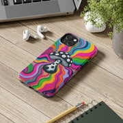 Psychedelic Rainbow Mushroom Art – Trippy Tough Case Printify