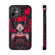 Kawaii Gothpunk Red Heart Tough Phone Case