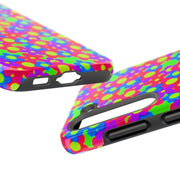 Retro Kawaii Bright Floral Pattern Tough Phone Case