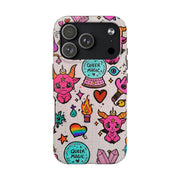 Queer Magic Pride Witchcore Tough Phone Case LavenderCeleste