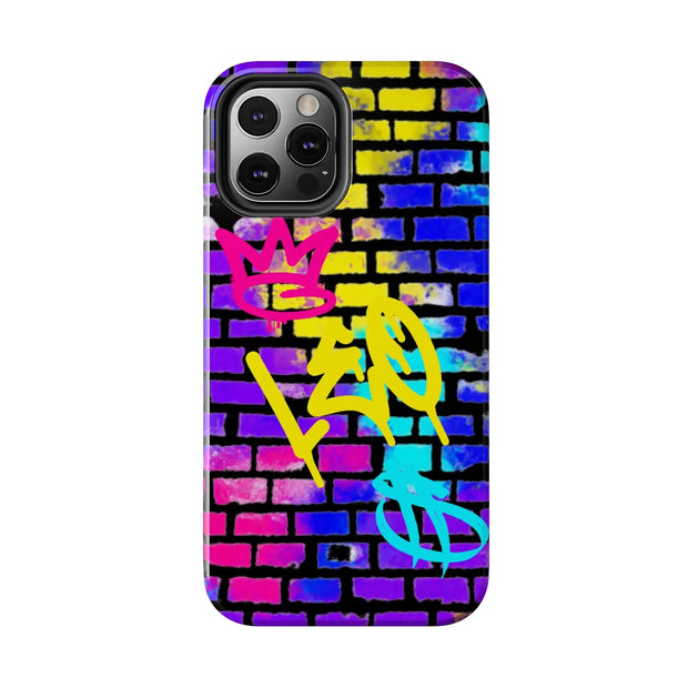 Leo Zodiac Graffiti Tough Phone Case – Vibrant Street Art Zodiac Design