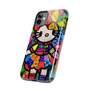 Pop Patchwork Kitty Tough Phone Case Printify
