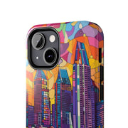 San Diego Skyline Pop Art Tough Phone Case LavenderCeleste
