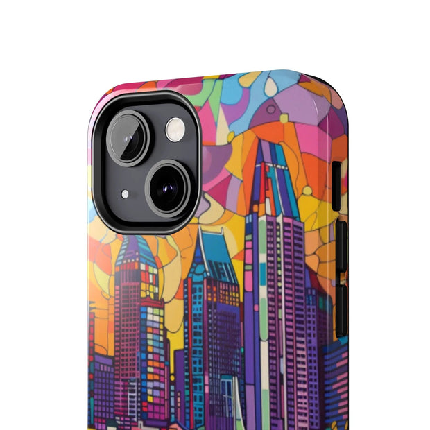 San Diego Skyline Pop Art Tough Phone Case LavenderCeleste