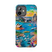 Sydney Collage Skyline Art Tough Phone Case LavenderCeleste