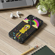 Rainbow Skeleton Lollipop Tough Phone Case LavenderCeleste