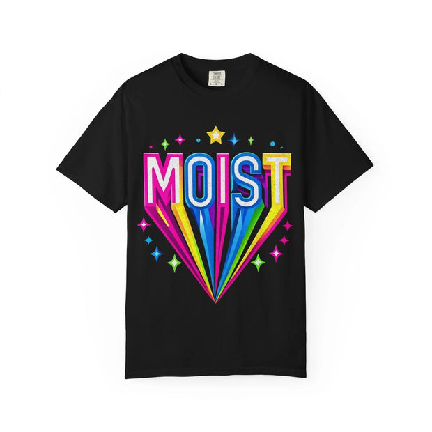 Moist Comfort Colors Tee – Bold Retro Sarcastic Statement Shirt - LavenderCeleste