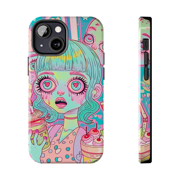 Kawaii Diner Zombies Pastel Chaos Tough Phone Case