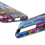 Times Square NYC Pop Art Tough Phone Case LavenderCeleste