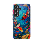 Vibrant Koi Pond Pop Art Tough Phone Case