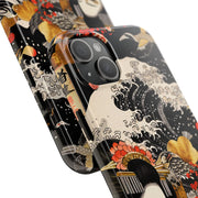 Golden Geisha Wave Japanese Art Tough Phone Case