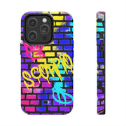 Scorpio Graffiti Wall Zodiac Tough Phone Case LavenderCeleste
