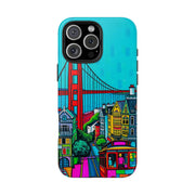 San Francisco Pop Art Colorful City Tough Phone Case LavenderCeleste