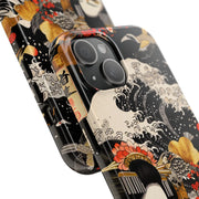 Golden Geisha Wave Japanese Art Tough Phone Case