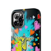 Rio de Janeiro Neon Pop Art Tough Phone Case LavenderCeleste
