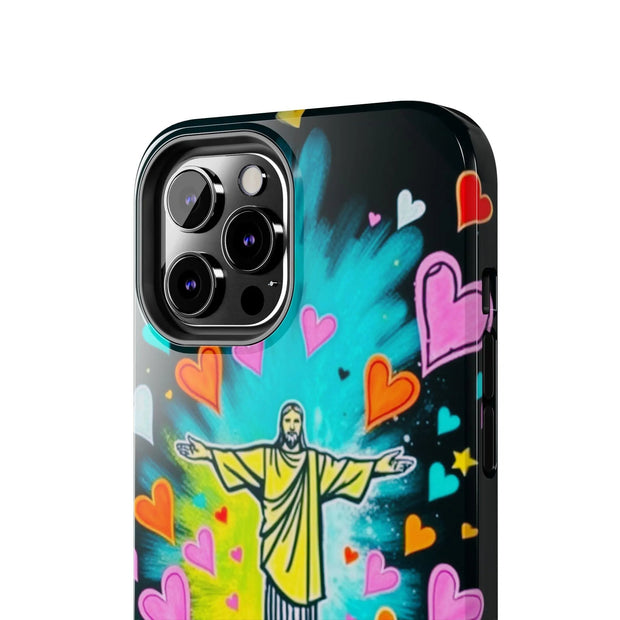Rio de Janeiro Neon Pop Art Tough Phone Case LavenderCeleste