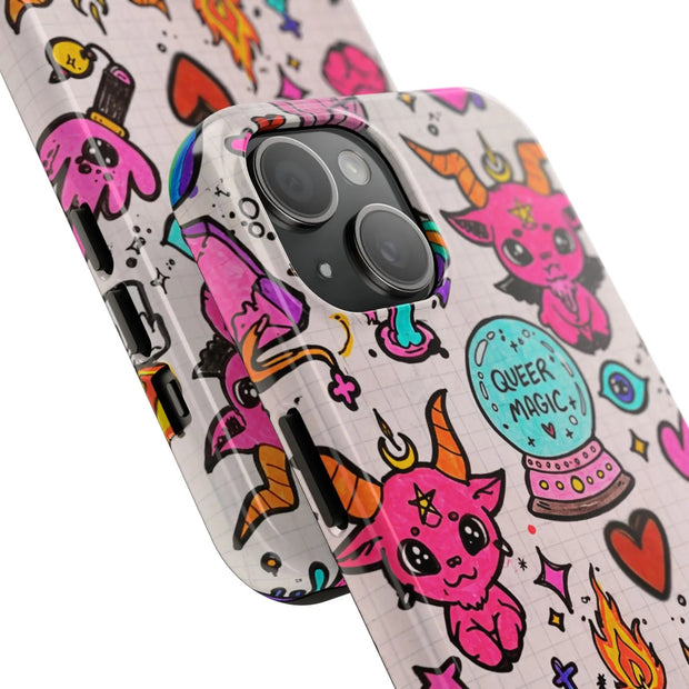 Queer Magic Pride Witchcore Tough Phone Case LavenderCeleste