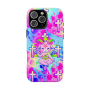Pastel Goth Kawaii Baphomet Tough Phone Case LavenderCeleste
