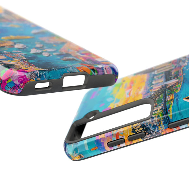 Sydney Collage Skyline Art Tough Phone Case LavenderCeleste