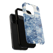 San Francisco Toile de Jouy Scenic Tough Phone Case LavenderCeleste