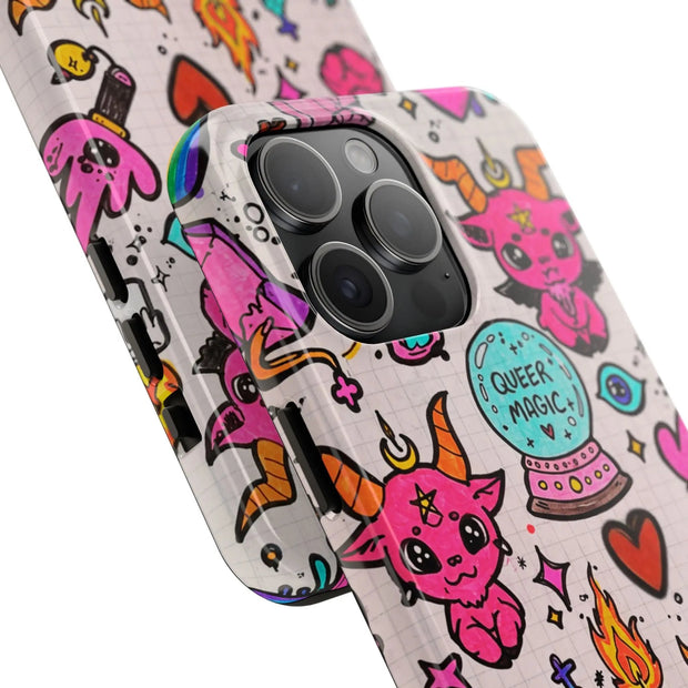 Queer Magic Pride Witchcore Tough Phone Case LavenderCeleste