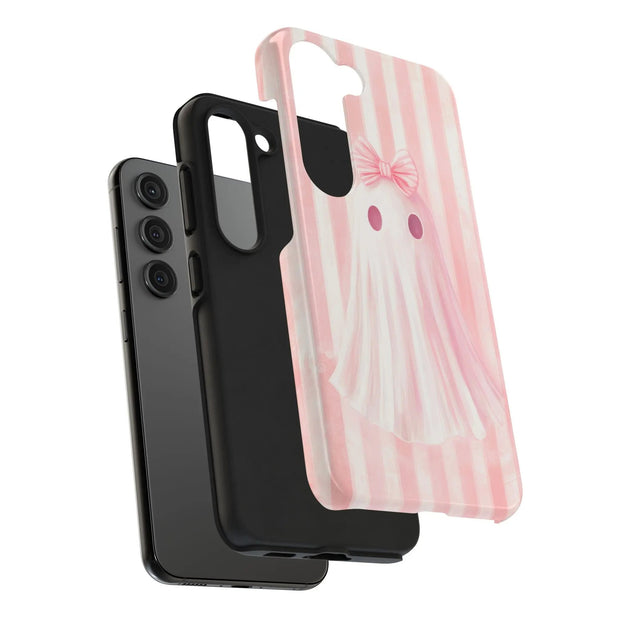 Pink Coquette Ghost Tough Phone Case - LavenderCeleste