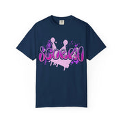 Scorpio Queen Graffiti Zodiac Comfort Colors Tee LavenderCeleste