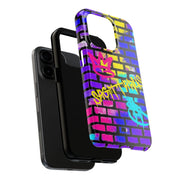 Sagittarius Graffiti Wall Zodiac Tough Phone Case LavenderCeleste
