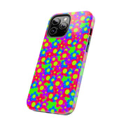 Retro Kawaii Bright Floral Pattern Tough Phone Case