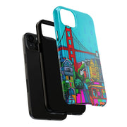 San Francisco Pop Art Colorful City Tough Phone Case LavenderCeleste
