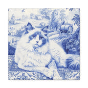 Ragdoll Toile Matte Canvas Art Print LavenderCeleste