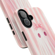 Pink Coquette Ghost Tough Phone Case - LavenderCeleste